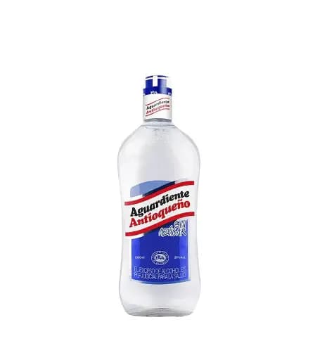 Aguardiente Antioqueño Azul Vidrio 1000 Ml