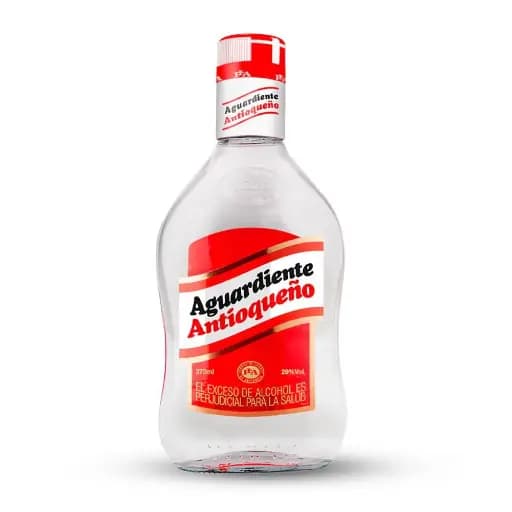 Aguardiente Antioqueño Rojo Media 375 Ml