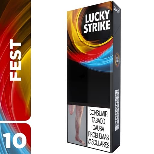 Cigarrillo Lucky Strike Fest Cajetilla