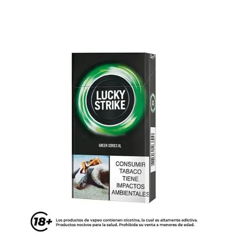 Cigarrillo Lucky Strike Gin Cajetilla