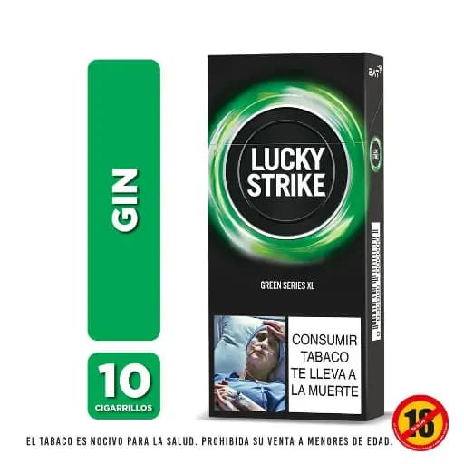 Cigarrillo Lucky Strike Gin Media