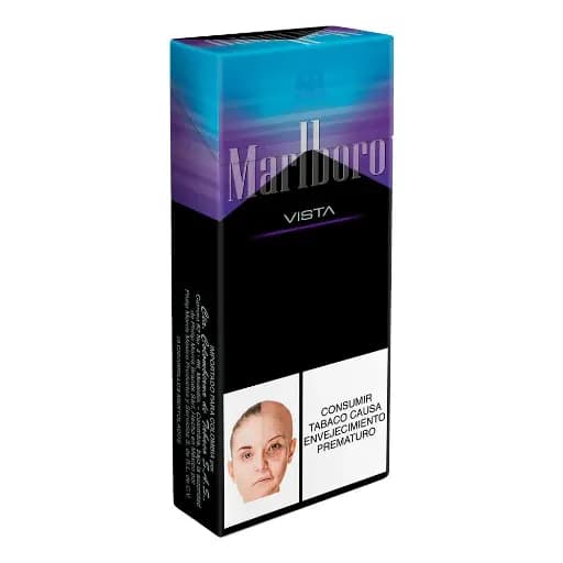 Cigarrillo Marlboro Morado Azul Cajetilla
