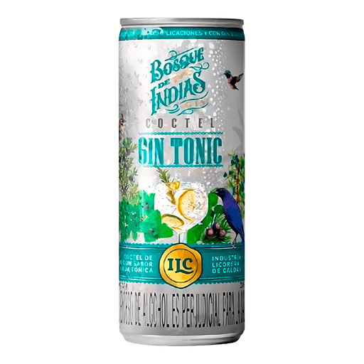 Coctel Gin Tonic Bos Indias Lata 295ml