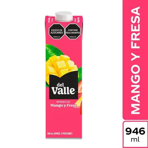 Del Valle Frutal Fresa Tetra 946 Ml