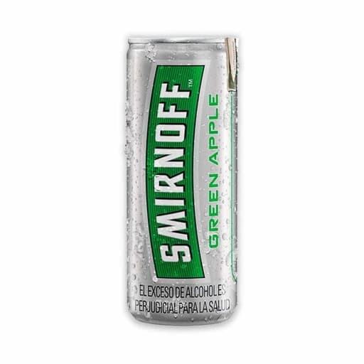 Vodka Smirnoff Green Apple Lata 250 Ml